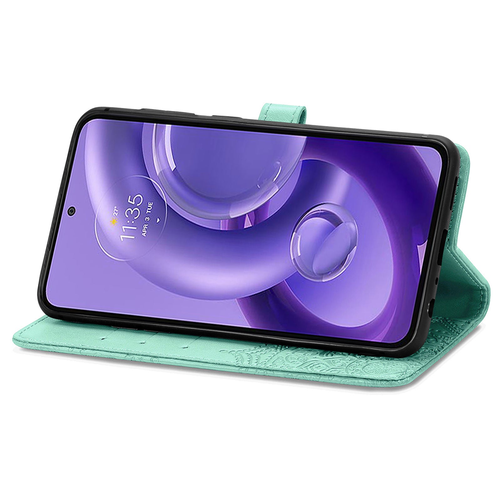 Pro Motorola Edge 30 Neo 5G Edge 30 Lite 5G stojánek na peněženku Kryt na telefon embosovaný vzor mandaly PU kožené flipové pouzdro na telefon Pro Motorola Edge 30 Neo 5G Edge 30 Lite 5G stojánek na peněženku Kryt na telefon embosovaný vzor mandaly PU kožené flipové pouzdro na telefon